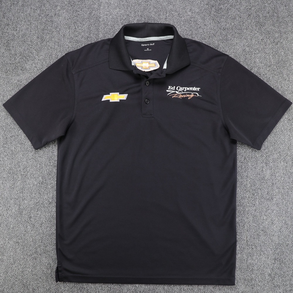 Chevrolet Ed Carpenter Racing IndyCar Sport-Tek Mens Polo Shirt Black Size M